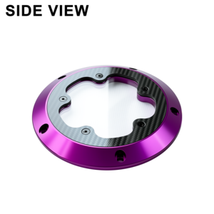 Coperchio Derby Visibile in Alluminio CNC con Fibra di Carbonio per <span class=keywords><strong>Harley</strong></span>-<span class=keywords><strong>Davidson</strong></span> Touring dal 2016 in poi - Product Image 3