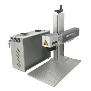 Schnelle Geschwindigkeit Lasr Stecher 20w 30w 50w Rotary Optional Fiber Laser Ätzen Kennzeichnung Maschine für Abs PVC holz Kunststoff