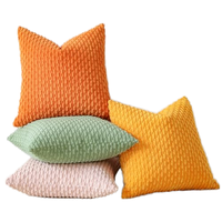 Fundas de Almohada Decorativas Sungeek de 4 Piezas, con Cierre de Cremallera, Diseño de Rayas de Pana, Estilo Boho, Suaves, para Sofá, Dormitorio, Sala de Estar