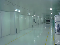 Salle blanche modulaire Yanxin ISO 5-9, solution clé en main conforme aux normes GMP pour projets outre-mer, conception personnalisée, ateliers sans poussière