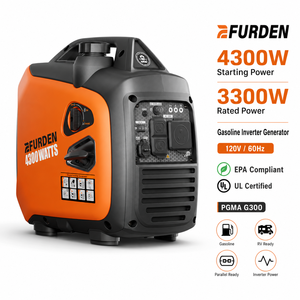 Générateur d'essence portable 3,3 kW 4,13 kVA 4300 W, léger, écologique, 4 temps, silencieux, prix d'usine - Product Image 1