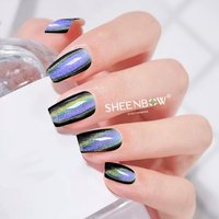 Sheenbow arc-en-ciel étincelant 9D verre réfléchissant oeil de chat magnétique oeil de chat vernis à ongles Gel Pigment pour ongles