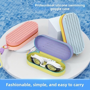 Estuche de Silicona para <span class=keywords><strong>Gafas</strong></span> de Natación JW-1265, Caja de Almacenamiento para <span class=keywords><strong>Gafas</strong></span>, Estuche Protector Antiarañazos para Adultos y Niños, Uso Profesional de Buceo - Product Image 5