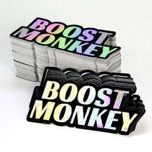 Hight Quality Cartoon Logo Die <b>Cut</b> Stickers Promotion Waterproof Custom Holographic Stickers - Product Image 4