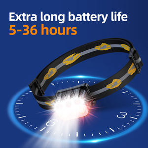 CYCLAMI Q6 faro para acampar Luz de búsqueda linterna recargable potente lámpara de cabeza linternas delanteras faros de ciclismo - Product Image 4