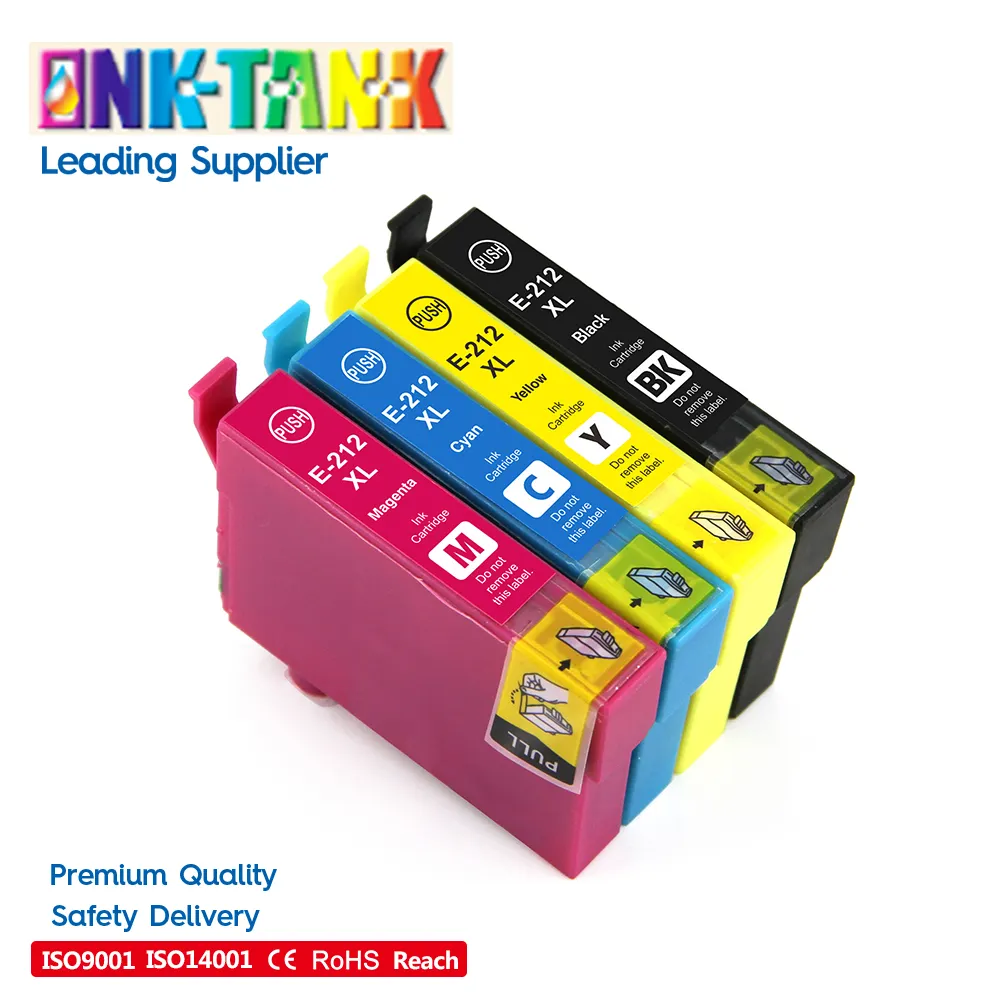INK-TANK 212 T212 212XL T212XL Premium Compatible InkJet Ink Cartridge for Epson WorkForce XP 4100 4000 WF-2830 WF 2850 Printer