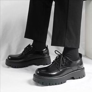2025 Top Luxury Designer Plus Size Spring Men's Black Dress Shoes Lace up Platform Shoes Custom Shoes <b>Bags</b> - Product Image 5