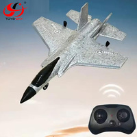 CQZNRC Fx535 F35 Avion de Chasse Télécommandé à Aile Fixe 2.4G 4CH en Mousse EPP, Modèle RC pour Débutants et Adultes, Jouet Volant d'Extérieur