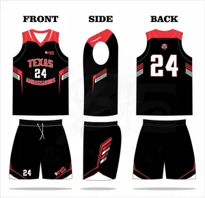 Maillots d'équipe personnalisés de haute qualité unisexe Taille 4XL Uniformes de basket-ball et de football personnalisés Shorts de sport imprimés - Product Image 3