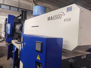 Secondhand Haitian MA6500 650ตัน3rd Generation Servo มอเตอร์ผลไม้<span class=keywords><strong>ตะกร้า</strong></span><span class=keywords><strong>พลาสติก</strong></span>เครื่องฉีด<span class=keywords><strong>พลาสติก</strong></span> - Product Image 3