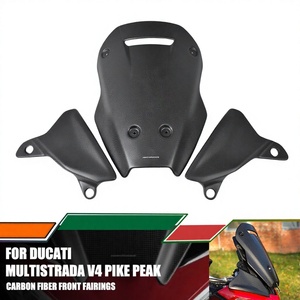 Carenados Delanteros Mate para Motocicleta DTRAD, Paneles Laterales para Parabrisas, Compatibles con <span class=keywords><strong>DUCATI</strong></span> Multistrada V4 V4S Pikes <span class=keywords><strong>Peak</strong></span>/Rally/Sport/RS Originales - Product Image 4