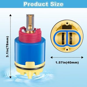 Thiết kế hiện đại áp lực cân bằng Van vòi hoa sen cartrid lắp ráp cho phòng tắm sử dụng - Product Image 4