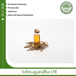 Huile d'extrait de racine d'ashwagandha 100% pure pressée à froid pour usage cosmétique, fabriquée en Inde - Product Image 4