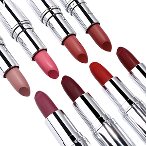 ลิปสติกเนื้อกำมะหยี่แมทท์กันน้ำ Langmanni 8 สี ติดทนนาน ไม่ติดแก้ว ไม่เป็นคราบ สีนู้ด แต่งหน้าสวยทันสมัย 5 กรัม รุ่นปกติ - Product Image 1