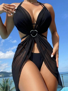 Trajes de Baño Personalizados de Moda para Mujer, Precios de Fábrica para Playa Tropical, Trajes de Baño Sexys y Encantadores para Fiestas en la Piscina - Product Image 3