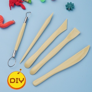 Ensemble d'outils de sculpture en argile avec manche en bois et pointes métalliques pour <span class=keywords><strong>modelage</strong></span>, sculpture, poterie, bricolage, artisanat <span class=keywords><strong>céramique</strong></span> - Product Image 5