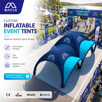 Tente gonflable personnalisée, imperméable et résistante aux intempéries, pour zone de fans, festival sportif, abri d'accueil pour activation de marque
