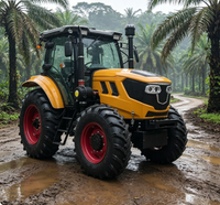 Tracteur agricole robuste à grande puissance, diesel, 4 roues motrices, 120 ch, haute performance, stable et fiable