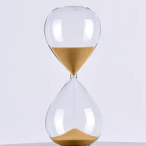 卸売砂時計茶砂タイマー手吹きガラス砂時計5分子供砂時計卓上家の装飾 - Product Image 5