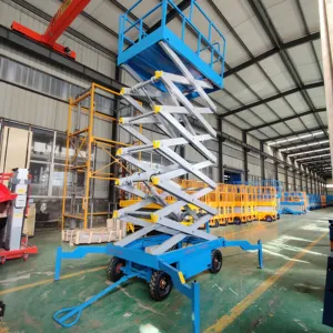 Jueli 2024 500kg di capacità di vendita calda nuovo marchio di lavoro aereo elettrico piattaforma idraulica 10m forbice Lift
