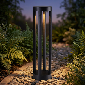 Lampe LED d'extérieur moderne étanche IP65, température de couleur réglable 2700-6500K, 7W, corps en aluminium, tailles H300MM H400MM H600MM - Product Image 5