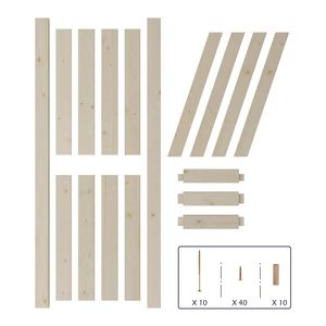 Rhetech rắn gỗ <span class=keywords><strong>DIY</strong></span> Barn Door với bộ phần cứng cho phòng tắm khách sạn nhập phòng khách ngoài trời căn hộ sử dụng - Product Image 3