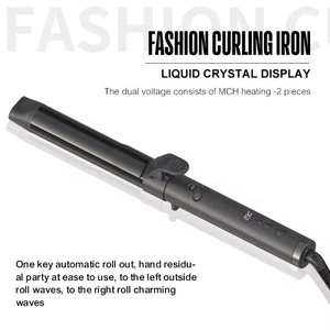 <span class=keywords><strong>Fer</strong></span> à friser rotatif à chauffage rapide revêtement en céramique baguette à friser LCD bigoudi électrique automatique - Product Image 5