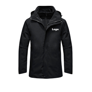 2025 veste d'hiver personnalisée pour hommes femmes 3-en-1 imperméable extérieur Softshell avec fermeture à glissière en polaire chaude conception Patchwork - Product Image 3