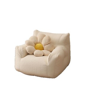 Sillón de felpa para niños de 2 a 4 años, diseño ergonómico, asiento unisex para bebés con bolsillo de almacenamiento - Product Image 5