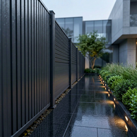 Valla de Jardín Resistente al Agua, Ecológica, Resistente a la Oxidación y a los Roedores, Fácil de Montar, de 6 Pies de Aluminio, para Patio y Jardín