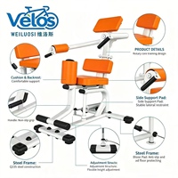 Nouvelle Arrivée Velos Banc d'Exercice Réglable avec Cylindre Hydraulique Robuste, Équipement de Fitness Rotatif pour le Torse, Idéal pour la Salle de Sport et la Maison