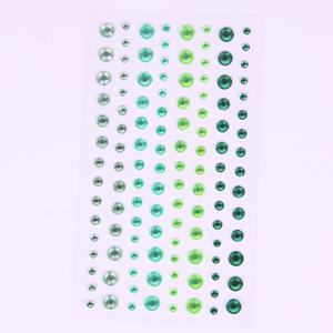 मणि स्टीकर, क्रिस्टल स्टीकर, हीरा स्फटिक स्टीकर शीट - Product Image 3