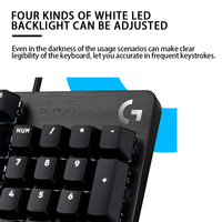 Clavier de jeu mécanique Logitech G412 TKL/G412 SE USB rétroéclairage LED blanc 84/104 touches clavier filaire pour ordinateur de bureau ordinateur portable