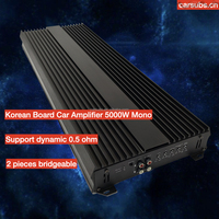 Amplificateur de subwoofer de voiture SPL dynamique 0,5 ohm Corée, 3000W RMS, 1 ohm, demi-pont, basses puissantes, amplificateur de voiture mono classe D