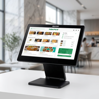 Высококачественная 15,6-дюймовая сенсорная POS-система с кассовым аппаратом, тонкий дизайн, бесшумная работа
