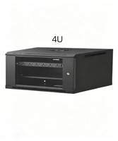 Armoire de serveur réseau murale 4U 19 pouces 280*600*450mm en acier SPCC épaissi pour centre de données, avec compartiments amovibles