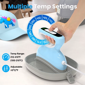 ماكينة ضغط الحرارة الصغيرة المحمولة لغطاء الرأس لأداة طباعة القبعات اليدوية لنقل الأنماط من الدرجة من أجل التكبير - Product Image 2