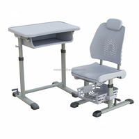Silla de Escritorio Resistente Zoshine para Estudiantes con Cajón Extraíble Debajo del Asiento, Respaldo Reclinable para la Escuela y el Hogar