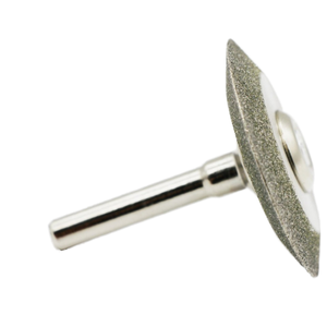 Roda de Afiamento em Aço Inoxidável Usinada em CNC com Dupla Chanfradura Pequena Roda de Diamante com Cabo para Perfuração Marca XBM Modelo XBM-2518 - Product Image 5