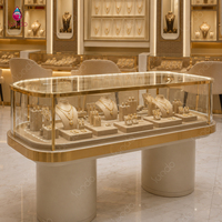 Vitrine à bijoux moderne avec éclairage LED Sundo, design innovant, kiosques à bijoux personnalisés pour centre commercial