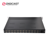 Encodeur vidéo multi-canaux DIGICAST pour tête de réseau de télévision numérique, multiplexeur, sorties RTMP/HTTP/RTSP/HLS/SRT/UDP/RTP/ASI, 8 canaux HD