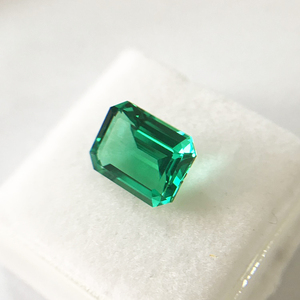 2.5Ct Lab yetiştirilen zümrüt kesim Columbia zümrüt temizle zümrüt taş başına fiyat - Product Image 3