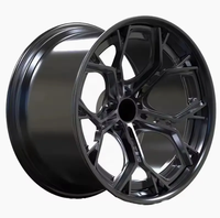Jantes de voiture de course RCSR 19 20 21 22 23 24 pouces 5X120 5X112 Noir Chrome Concave en alliage d'aluminium forgé pour Audi A8 BMW Benz