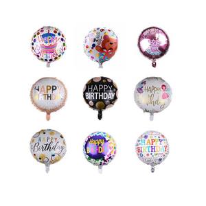 March Expo <span class=keywords><strong>2023</strong></span>ของขวัญอาบน้ำเด็ก18นิ้วทรงกลมฟอยล์ฮีเลียมสุขสันต์วันเกิดบอลลูนสำหรับตกแต่งปาร์ตี้ของเล่นเด็ก - Product Image 6