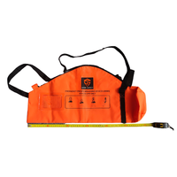 Sac de transport PVC orange ELSA EEBD 15 MIN populaire, étanche et anticorrosion, pour accessoires de lutte contre l'incendie