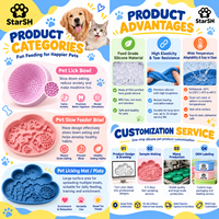 Station d'alimentation pour animaux de compagnie moderne et mignonne en forme de nuage, tapis en silicone pour nourriture avec bol séparé, facile à nettoyer, accessoires d'alimentation pour chiens et chats