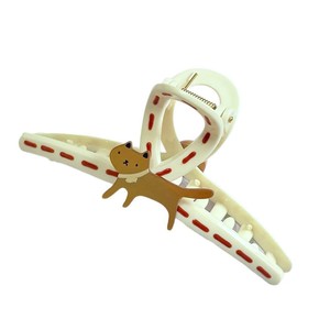 Pinzas para el Cabello <span class=keywords><strong>de</strong></span> Niñas con Diseño <span class=keywords><strong>de</strong></span> Cachorro y Tiburón, Acrílico, Hechas a Mano, con Pedrería, Decoración para el Cabello Infantil - Product Image 5