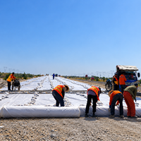 Géotextile non tissé aiguilleté en filament de polyester PET pour routes, voies ferrées et décharges – Tissu géotextile