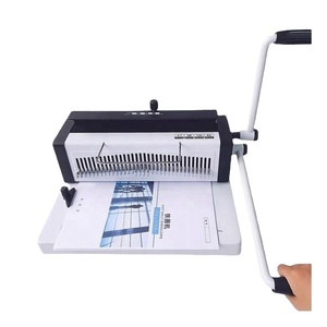 2-in-1 Multi-Functional Wire Coil Binder <b>Machine</b> with Motor Core Components for Paper Product Making Machinery - Product Image 1
