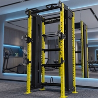 Máquina de Poleas Doble con Cable Ajustable para Entrenamiento Funcional, Crossover de Cables Doble para Entrenamiento de Fuerza, Gimnasio en Casa, Fitness